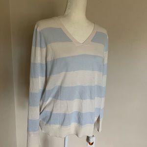 Loft v-neck sweater size large NWT